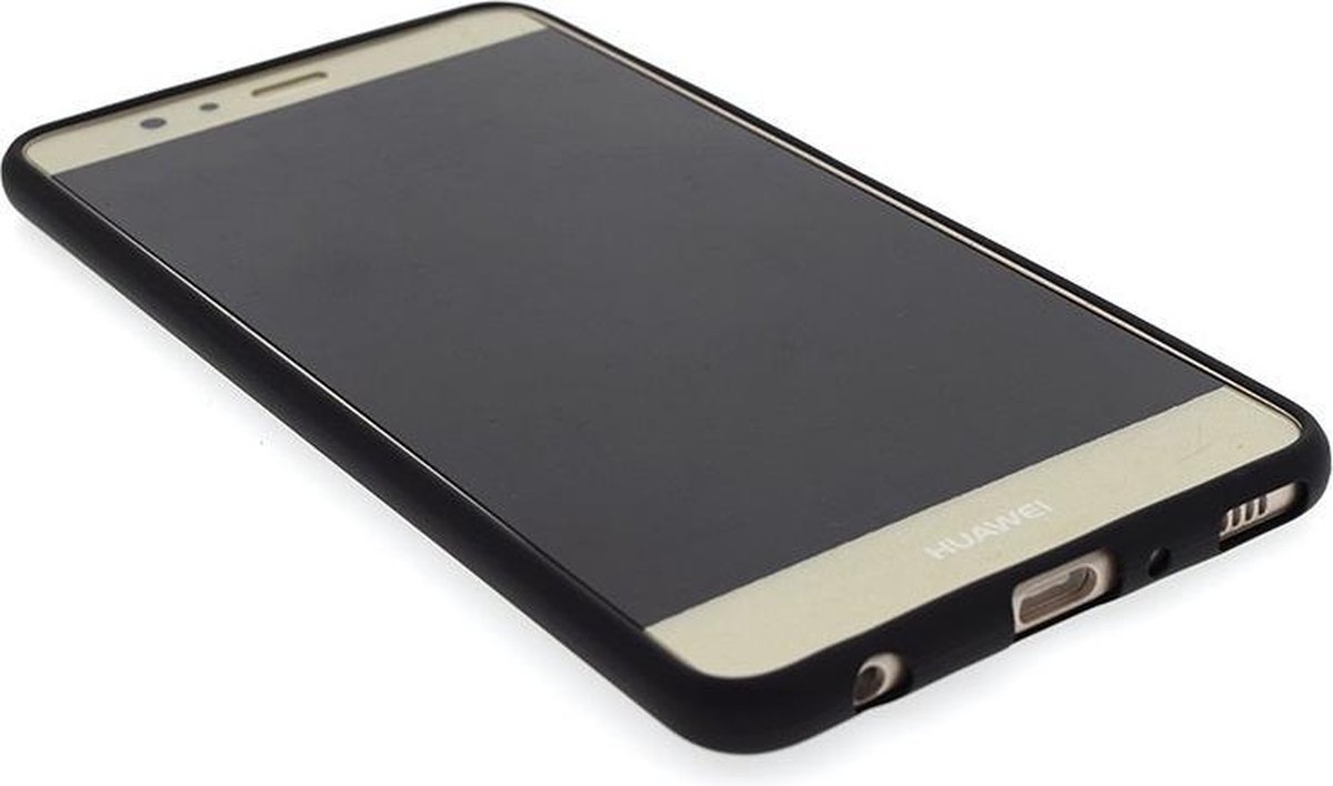 Backcover hoesje voor Huawei P10 Plus - Zwart- 8719273241394