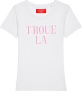 TROUELA WIT T-SHIRT DAMES