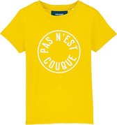 PASNESTCOUQUE GEEL T-SHIRT KIDS