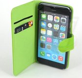 Hoesje Groen iPhone 6-6S - Book Case - Pasjeshouder - Magneetsluiting