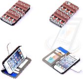 Print hoesje voor de iPhone 5-5s-SE Book Case - Pasjeshouder - Magneetsluiting