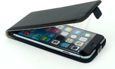 Zwart hoesje voor iPhone 6-6S -Book Case- Pasjeshouder - Magneetsluiting