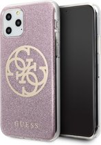 Guess Collection 2020 Glitter Apple iPhone 11 pro Max - Roze - Gold