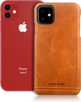 Pierre Cardin Bruin Leer Back Cover Telefoonhoesje voor Apple iPhone 11 - Bescherm je Telefoon & Geniet van Luxe Stijl.