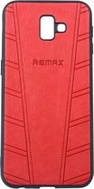 Backcover hoesje voor Samsung Galaxy J6+ (2018) - Rood (J6 Plus)- 8719273280218