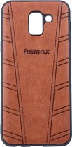 Backcover hoesje voor Samsung Galaxy J6 (2017) - Bruin (J600F)- 8719273280171