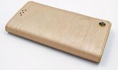 Goud hoesje voor de Samsung Galaxy S7 Edge Book Case - Pasjeshouder - Magneetsluiting (G935F)