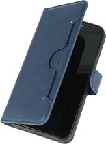 Kaiyue Portemonnee Case voor iPhone 11 Pro Max - Navy