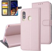Rose Gold hoesje Samsung Galaxy A60 - Book Case - Pasjeshouder - Magneetsluiting (A606F)