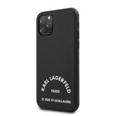 Zwart hoesje van Karl Lagerfeld - Backcover - Rue St Guillaume - iPhone 11 Pro - Original - KLHCN58NYBK
