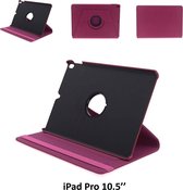 Apple iPad Pro 10.5 (2017) Hot Pink 360 graden draaibare hoes - Book Case Tablethoes