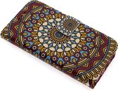 Print hoesje voor Galaxy S6 Edge -Book Case- Pasjeshouder - Magneetsluiting (G925)
