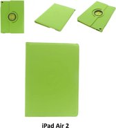 Apple iPad Air 2 Groen 360 graden draaibare hoes - Book Case Tablethoes