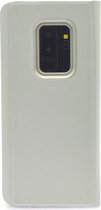 Samsung S9+ Clear View Standing Cover - Zilver- 8719273268858