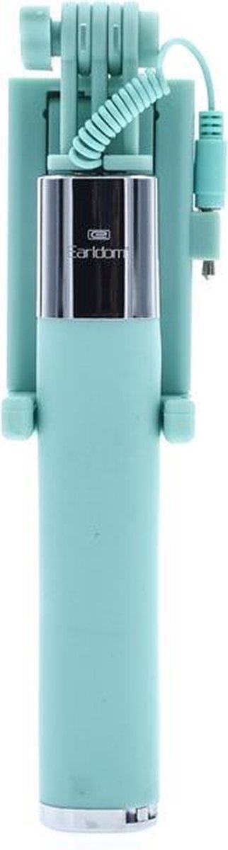 Earldom Selfie Stick met shutter knop - Groen