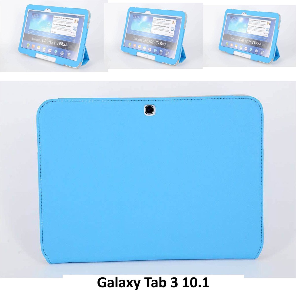 Samsung Galaxy Tab 3 10.1 Smart Tablethoes L Blauw voor bescherming van tablet (P5210)