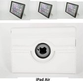 Apple iPad Air Wit Smart Case - Book Case Tablethoes- 8719273106938