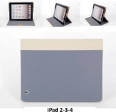 Apple iPad 2-3-4 Grijs Smart Case - Book Case Tablethoes