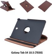 Samsung Galaxy Tab S4 10.5 Draaibare tablethoes D Bruin voor bescherming van tablet (T830)