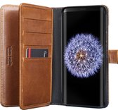 Pierre Cardin Bruin hoesje Galaxy S9 Plus - Book Case - Stijlvol - Leer - Luxe cover