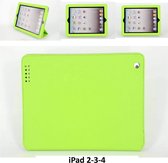 Apple iPad 2-3-4 Groen Smart Case - Book Case Tablethoes- 8719273108116