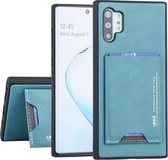 Samsung Galaxy Note 10 Plus UNIQ Accessory Groen Backcover hoesje Pasjeshouder - 2 Kijkstanden - Kunstleer