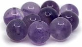 Améthyste Perles en vrac de pierres précieuses - 10 pièces (10 mm)