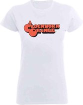 A Clockwork Orange Dames Tshirt -M- Logo Wit