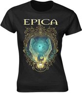 Epica Dames Tshirt -S- Mirror Zwart