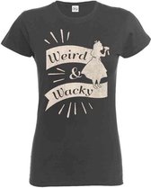 Disney Alice in Wonderland Dames Tshirt -L- Weird & Wacky Grijs