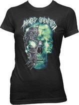 Avenged Sevenfold Dames Tshirt -L- Turbo Skull Zwart