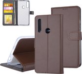 Bruin hoesje Huawei P Smart Z Book Case - Pasjeshouder - Magneetsluiting