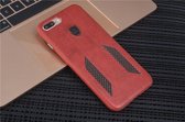 UNIQ Accessory iPhone 7-8 Plus Kunstleer Hard Case Back cover - Rood- 8719273284155