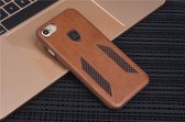 UNIQ Accessory iPhone 7-8 Kunstleer Hard Case Back cover - Bruin- 8719273284124