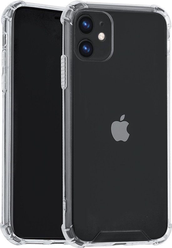 onderschrift de eerste Veraangenamen Apple iPhone 11 Transparant Backcover hoesje Hard case - Shockproof |  bol.com