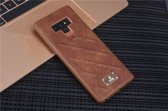 UNIQ Accessory Galaxy Note 9 Kunstleer Hard Case Back cover - Bruin (N960F)- 8719273285312
