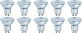 LEDVANCE - LED Spot 10 Pack - Parathom PAR16 930 36D - GU10 Fitting - Dimbaar - 3.7W - Warm Wit 3000K | Vervangt 35W