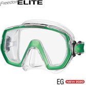 TUSA Snorkelmasker Duikbril Freedom Elite M1003 -MG - transparant/groen
