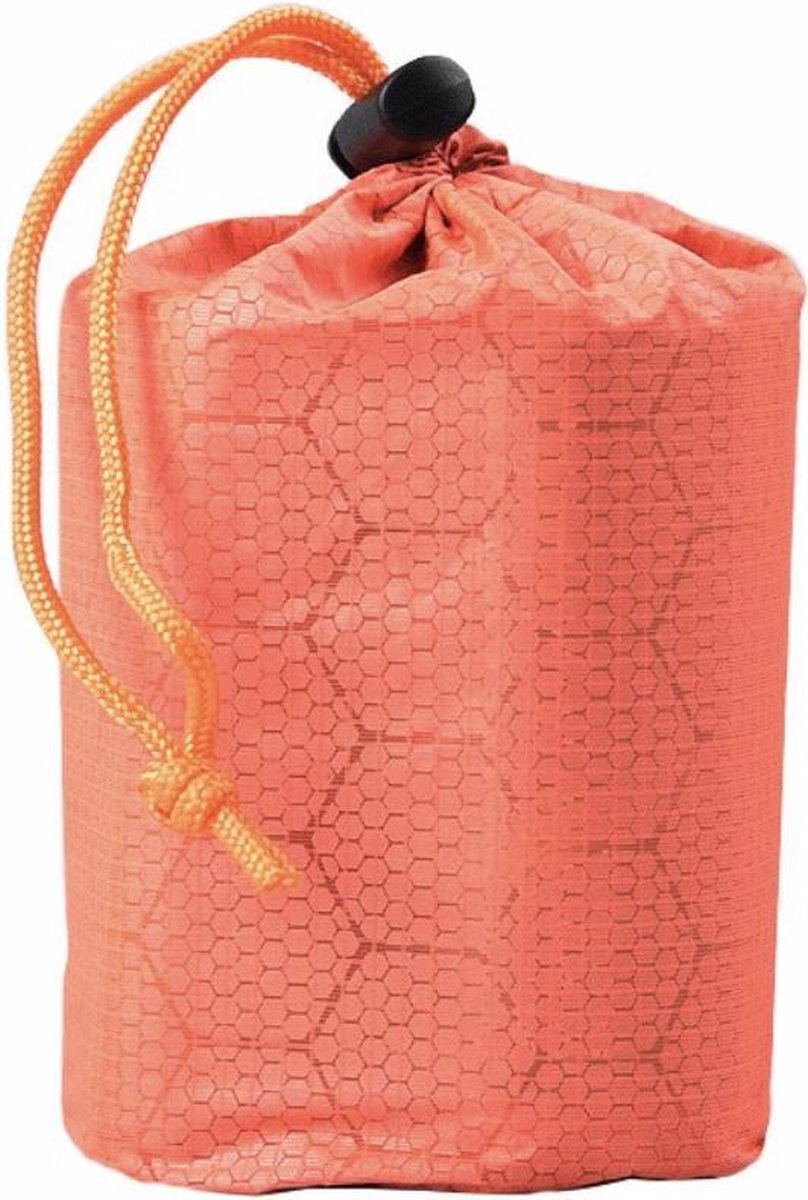 Noodtent met fluitje, noodslaapzak, survival-slaapzak, survival-slaapzak, survivaltent, nooduitrusting, reddingstent voor buiten, ultralicht en waterdicht, 150 x