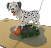 pop-up hond kaart felcitatie kaart wenskaart ansichtkaarten