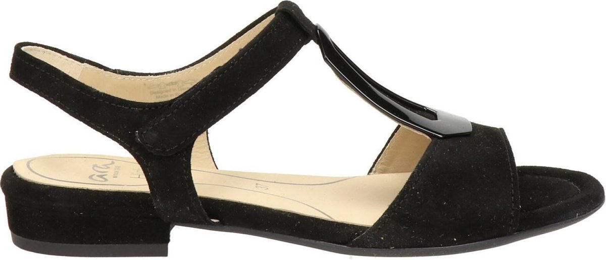 Ara 1216839 Volwassenen Platte sandalenDames Sandalen Zwart
