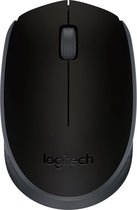 Logitech M171 - Draadloze Muis - Geschikt voor PC/Mac - Inclusief USB Mini Receiver - Zwart