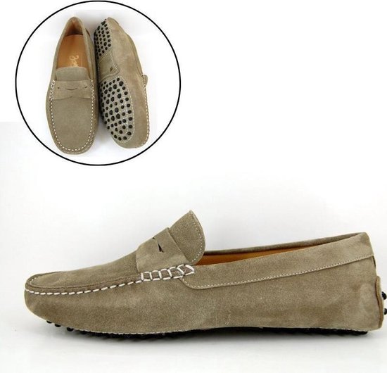 Schoenen Heren Handgemaakte Schoenen Schoenen Herenschoenen Loafers & Instappers Greenish Loafers 