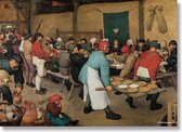Poster, 50x70, Bruegel, Boerenbruiloft