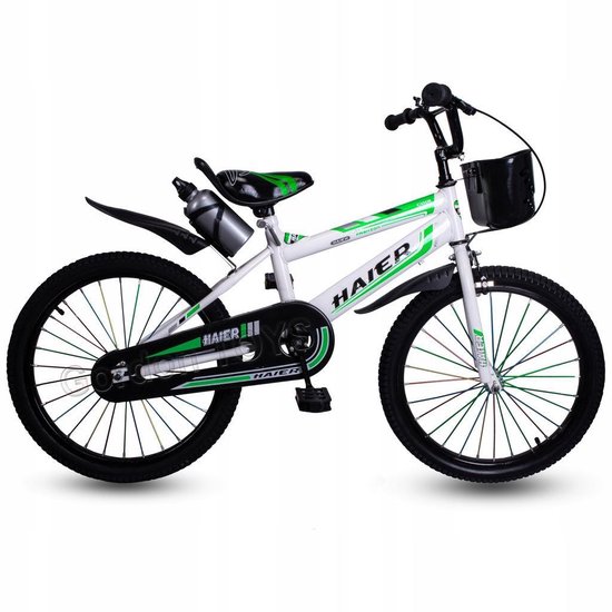 pint tafereel heel veel Haier Kinderfiets Bmx Cross - Met Bidon en Fietsmand - 20 inch Wielen |  bol.com