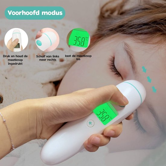 Infrarood thermometer Thermometer Baby Digitaal Koorts Voorhoofd