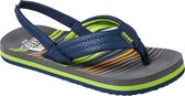 Reef Little Ahi Jongens Slippers - Stripe Green - Maat 25/26