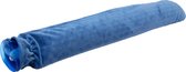 Kufl extra lange Warmwaterkruik met hoes voor nek-, schouder- en buikpijn (80cm/2,5 liter) blauw geurloos - kruik voor warm water cadeautje moederdag