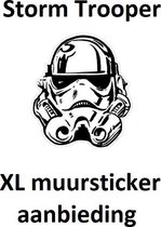 Disney XL Star wars stormtrooper figuur muursticker - first order - the mandalorian - squadrons - rise of skywalker - lightsaber - dvd - Viros