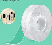 Plakband - Nano Tape - Nano tape 3 meter - Herbruikbaar - Afwasbaar - Nano tape dubbelzijdig - Sterke plakband - Hoge kwaliteit - Montage tape - Gekko tape -